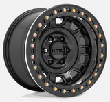 17" KMC Tank Beadlock Wheel (17x9) KM236 KxK Industries LLC Satin Black
