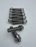 Grade 5 Titanium Ti-6Al-4V LS LSX 12 Point Titanium Exhaust Header Studs 40mm Complete Set, USA, New Turbo