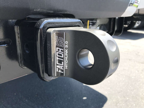 HitchLink 3.0 Receiver Shackle Mount 3 Inch Receivers Anodized Gray Factor 55 Shackle Hanger Chevy KxK Industries LLC