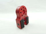 FlatLink - Winch Shackle Mount Assembly by Factor 55 Red Powdercoat at KxK Industries LLC