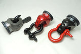 ProLink E - Expert Shackle Mount Assembly by Factor 55 Black Gray Anodized Red Powdercoat with Hook at KxK Industries LLC