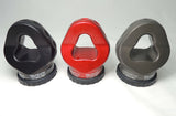 ProLink E - Expert Shackle Mount Assembly by Factor 55 Black Gray Anodized Red Powdercoat at KxK Industries LLC