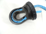 Splicer 3/8"-1/2" Synthetic Rope Splice On Shackle Mount by Factor 55 Black Gray Anodized at KxK Industries LLC