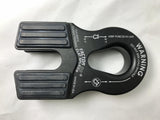 Flat Splicer - Foldable, Splice On Winch Line Shackle Mount by Factor 55 Black Anodizing KxK Industries LLC