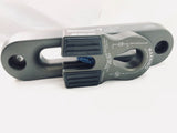 Flat Splicer - Foldable, Splice On Winch Line Shackle Mount by Factor 55 Gray Anodizing with Fairlead no Rope KxK Industries LLC