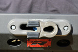 Flat Splicer - Foldable, Splice On Winch Line Shackle Mount by Factor 55 Gray Anodizing with Fairlead KxK Industries LLC