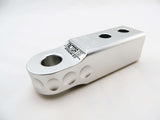 HitchLink 2.0 - Receiver Shackle Mount for 2" Receivers by Factor 55 Silver Anodized at KxK Industries LLC