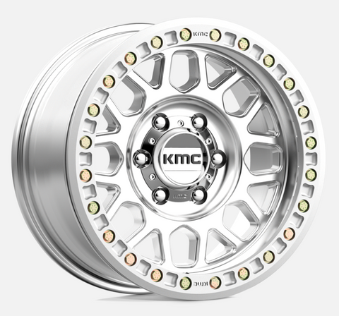 17” Grenade Desert (17x8.5) (17x9) KMC Machined Wheel KxK Industries LLC Tire