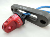 ProLink Winch Shackle Mount Assembly by Factor 55 Red Powdercoated with Fairlead at KxK Industries LLC